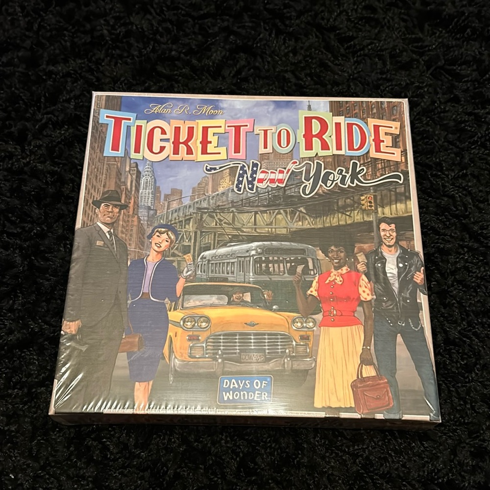 New with tags unopened sealed box. Ticket to Ride New York.